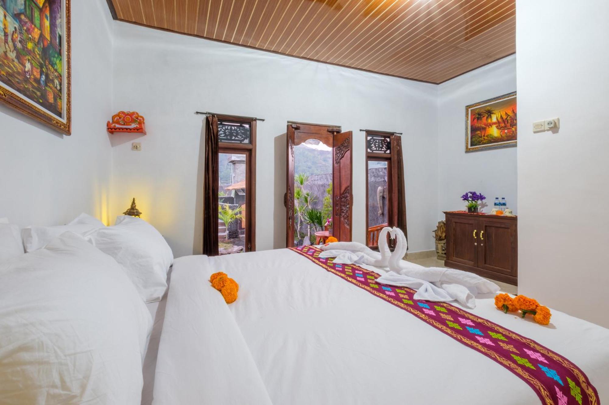 Latengaya Mount Batur View Bungalow Kintamani Værelse billede