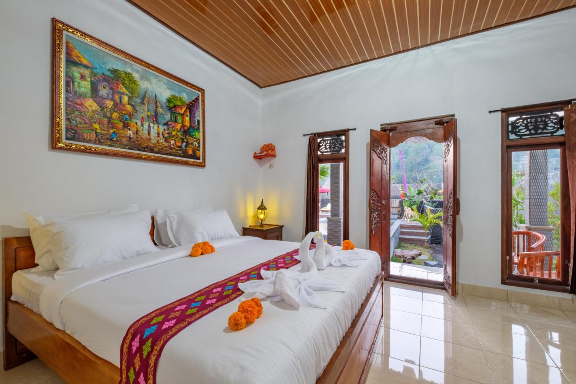 Latengaya Mount Batur View Bungalow Kintamani Værelse billede